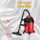 1000W Wet &amp; Dry Vacuum Cleaner, 220-240V Portable Dust Cleaner with Wheels for Home &amp; Office