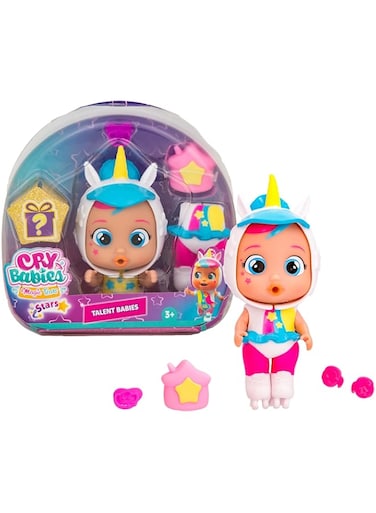 CRY Babies Magic Tears Talent Babies Dreamy - Collectibe Baby Doll Dressed Up in a Cute Silicone Outfit Personalized on her Talent, Gift Toy for Girls and Boys age 3 And Up