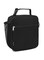 FlowFly Kids Lunch Box Insulated Letter Print Soft Bag Mini Cooler Back to School Thermal Meal Tote Kit for Girls, Boys, Black