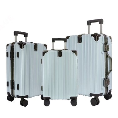 VIPTOUR Trolley Luggage Set of 3 PCS TPC Hard Side Spinner Wheels, TSA Lock With Cup Holder 20/24/28 Inches, VT-TPC102