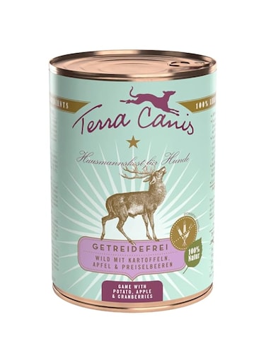 Terra Canis Grain Free Game Venison Dog Wet Food - 400G