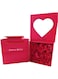 THE GIFT FACTORY "" Valentines Day Jewelry Box with 9-pieces Eternal Red Roses