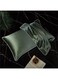 Mulberry Silk Pillowcase for Hair and Skin, Soft Breathable(Green 48cm*74cm)