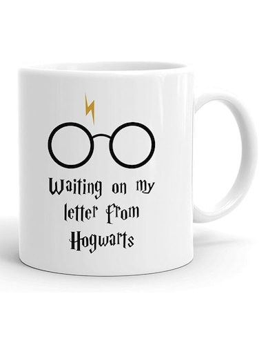 Spoil Your Wall Waiting On My Letter From Hogwarts Harry Potter Quotes Printed Ceramic Coffee Mug 325ml, Perfect Gifting