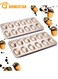 2 PCS Madeleine Mold Cake Pan, 12-Cavity Shell Shape Madeline Bakeware, Nonstick Madeleine Mold Cake Pan for Oven Baking, Gold