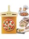 Azonee 13'' Sliding Pizza Peel - The Pizza Slider Paddle That Transfers Pizza, Non Stick Pizza Peel Spatula Paddle for Ovens, Kitchen Essential Baking Tool Easy Way To Transfer Pizza