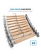 High-Grade Wooden Pants Hangers With Metal Clips Grip Clip Pants Hanger, Smooth Finish Solid Wood Jeans/Skirt Hanger, 360&Acirc;&deg; Swivel Hook - Clip Hanger For Pant, Skirts, Slacks - 20 Pack, Natural Natural Natural 40x40x20 cm