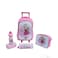 ​5-in-1 Kids School Rolling Backpack Set with Lunch Bag, Pencil Case, Lunch Box &amp; Water Bottle

