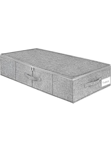GGEROU Under Bed Storage With Lids,Large Underbed Storage Containers Bin Organizer Box with Handle, Foldable Stackable Sturdy Storage Drawer Bag for Organizing Clothes Blanket Shoe Toy Bedroom (1 Pcs)
