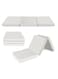 COMFY FOLDING SEMI MEDICATED PORTABLE MATTRESS WHITE SINGLE