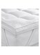 COMFY COTTON WHITE SOFT FIBER FILLING 180X200x7CM MATTRESS TOPPER