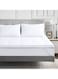 COMFY SOFT 180 x 200 x 7  CM HOTEL QUALITY MATTRESS TOPPER WITH BLACK PIPING &amp; FIBER FILLING
