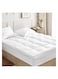 COMFY SOFT 180 x 200 x 7  CM HOTEL QUALITY MATTRESS TOPPER WITH BLACK PIPING &amp; FIBER FILLING