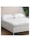COMFY SOFT WHITE MATTRESS TOPPER HOTEL QUALITY 200 x 200 x 7 CM WITH FIBER FILLING