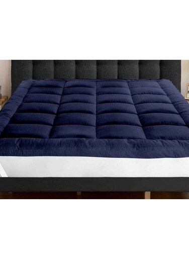 COMFY BLUE HOTEL STYLE HYPOALLERGENIC MATTRESS TOPPER 200 x 200 x 10 CM