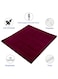 COMFY QUILTED HOTEL QUALITY STRIPE MAROON MATTRESS TOPPER 180 X 200 X 10 CM WITH FIBER FILLING