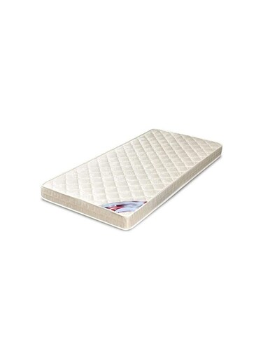 COMFY WHITE FLAT 190 X 90 X 10 CM KNITTED COTTON MEDICATED FIRM BACK &amp; SPINE SUPPORT MATTRESS