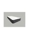 Comfy White Single Flat Orthomedical Knitted Cotton 190 X 90 X 10Cm Mattress With Black Border