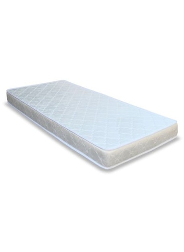 COMFY WHITE KNITTED COTTON FIRM ORTHOPAEDIC WHITE 190 X 90 X 10 CM MEDICATED FLAT SINGLE MATTRESS