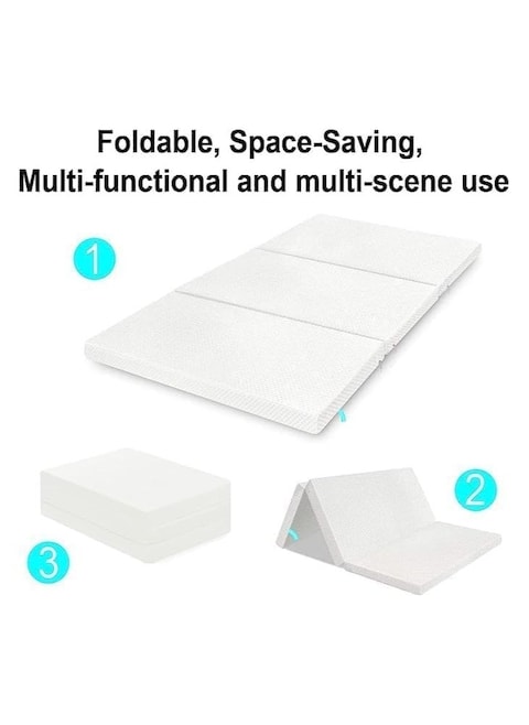 COMFY PORTABLE CLASSIC WHITE FOLDING MATTRESS 9