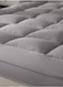 COMFY COTTON SOFT FIBER FILLED GREY 180 x 200 x 7 CM MATTRESS TOPPER