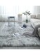 COMFY SOFT &amp; FLUFFY ANTI SKID BEDROOM/LIVING ROOM CARPET 160 X 210 CM SILVER