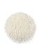 Comfy Plush Round Carpet Throw Rug Anti-Skid Shaggy Area Rug Soft Floor Mat Rug Beige 30x30cm