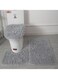 COMFY NEW BATHROOM COLLECTION 3 PC SET GREY SOFT CARPET