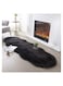 COMFY ULTRA SOFT ANTI SKID FLUFFY AREA BLACK CARPET/RUG FOR SOFA OR FLOOR