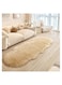 COMFY ULTRA SOFT ANTI SKID CREAM SOFA/FLOOR CARPET/RUG 180X200 CM