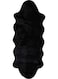 Comfy Long Fur Carpet Black 70x180cm