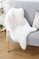 Comfy Premium Lambskin Floor Fur Rug - White