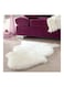 Comfy Super Soft Faux Sheep Skin Warm Hairy Carpet White 60 x 40cm