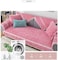 Comfy Lace Soft And Premium Quality Sofa Topper/Cover Pink 210X 90Cm