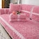 Comfy Lace Soft And Premium Quality Sofa Topper/Cover Pink 210X 90Cm