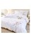COMFY 6 PIECE EMBROIDERED COTTON SOFT &amp; COMFORTABLE COMFORTER SET KINGSIZE WHITE