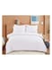 COMFY 6 PC KING SIZE COTTON PREMIUM EMBROIDERED FLORAL COMFORTER SET WHITE