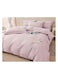 COMFY 6 PC COTTON KING SIZE SOFT &amp; COMFORTABLE PREMIUM EMBROIDERED COMFORTER SET LIGHT PINK