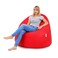 Comfy PVC All Season Luxurious Bean Bag with Filling - Red
