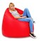 Comfy PVC All Season Luxurious Bean Bag with Filling - Red