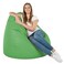 Comfy PVC All Season Luxurious Bean Bag with Filling - Dark Green