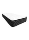 Comfy White Single Flat Orthomedical Knitted Cotton 190 X 90 X 10Cm Mattress With Black Border