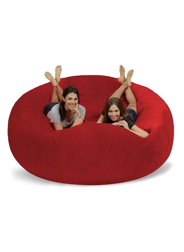 Comfy Family Sack Bean Bag With Soft Filling Red