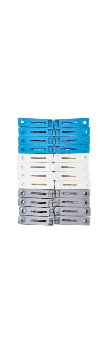 Delcasa DC2024 Reusable Plastic Cloth Clip 24-Pieces