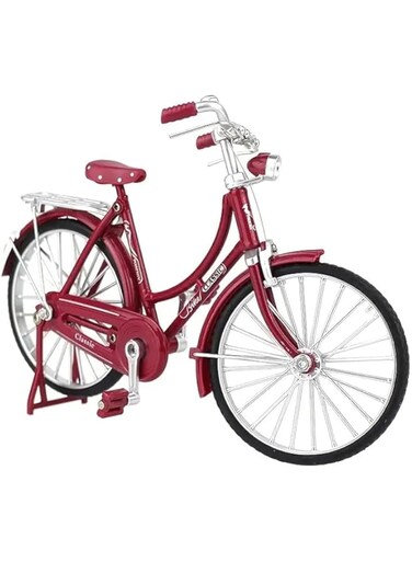 Lukadah Miniature Alloy Racing Cycle Finger Bicycle Toy A Model Craft Decoration for Bicycle Enthusiasts. Funny Gift Idea Classic Art Decoration Ornaments for Home Office D&eacute;cor (Style I)