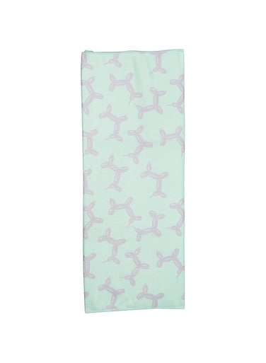 Core Kitchen Paw and Bone Microfiber Pet Towel, Blue/White