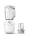 Philips 3000 Series Blender - 600W, 2L Capacity, Glass Jar, ProBlend System, 2 Speed Setting + Pluse - HR2291/20 White