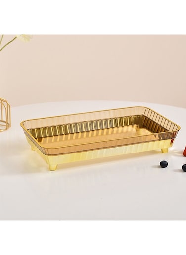 Decorative Tray Cosmetic Storage Case for Kitchen and Bathroom