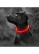 BSEEN Light Up Dog Collars - TPU Cuttable USB Rechargeable Glowing LED Dog Collar, Safety Dog Lights for Small Medium Large Dogs (Red)