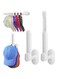 Exrp 2 Packs Hat Racks Organizers for Baseball Caps, Hat Holder Storage on Closet Wall,Hat Hanger for Closet,Hat Hooks Can Hold More Than 15 Hats
